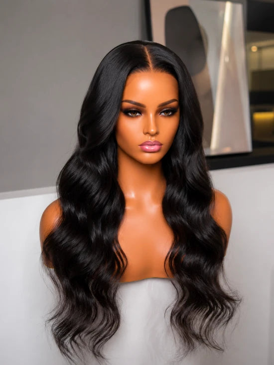 MELEMETA© loose wave 13x4 – Natural Black ✨