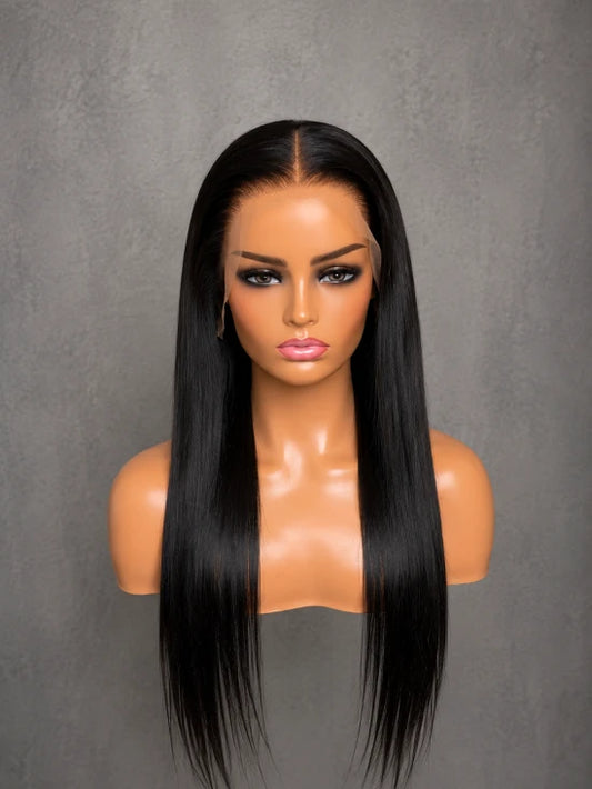 MELEMETA© Straight Wig 13 x 4  – Natural Black